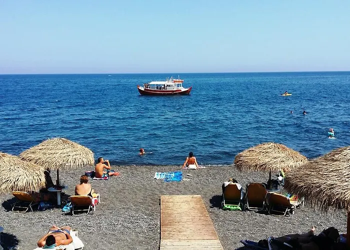 Rodothea And Adams On The Beach, Santorini