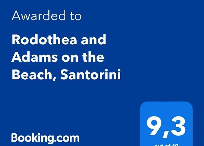 Rodothea And Adams On The Beach, Santorini *