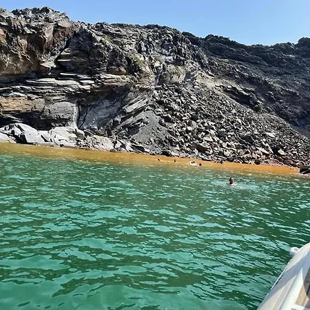 Rodothea And Adams On The Beach, Santorini
