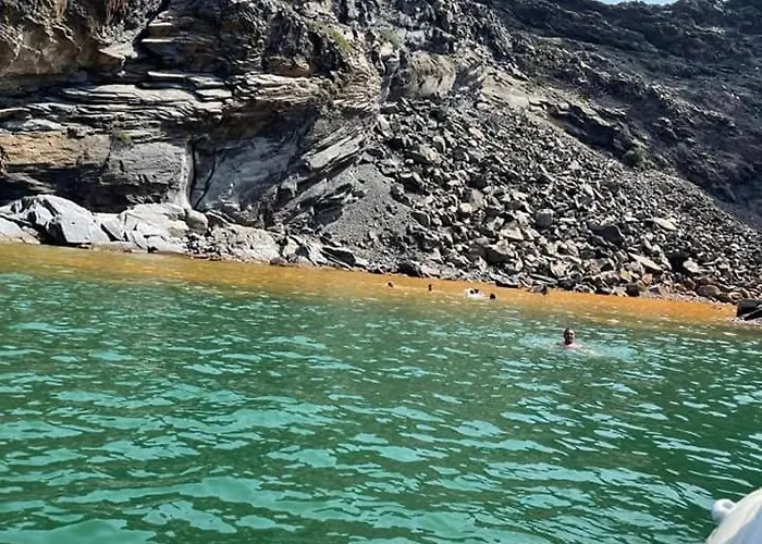 Rodothea And Adams On The Beach, Santorini